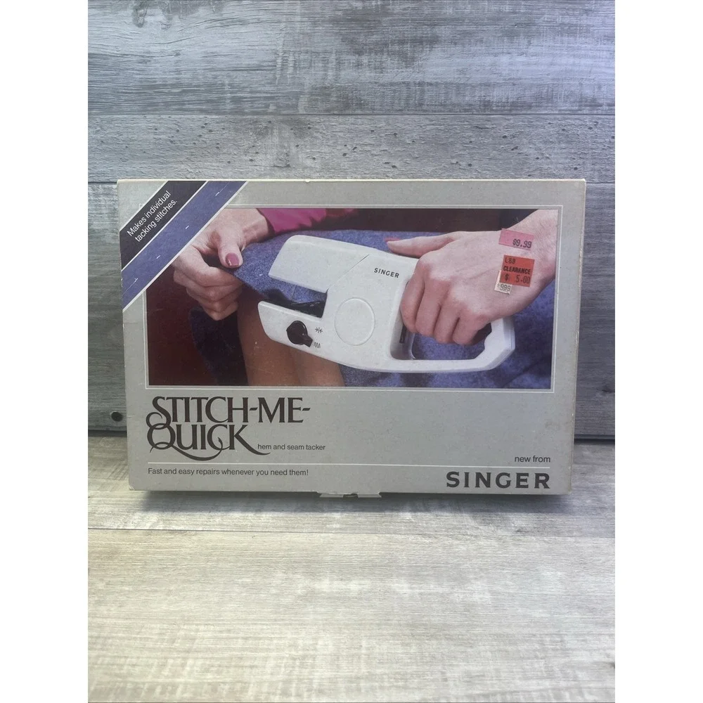 Singer Stitch Me Quick Hen And Seam Tacker Vintage 80s